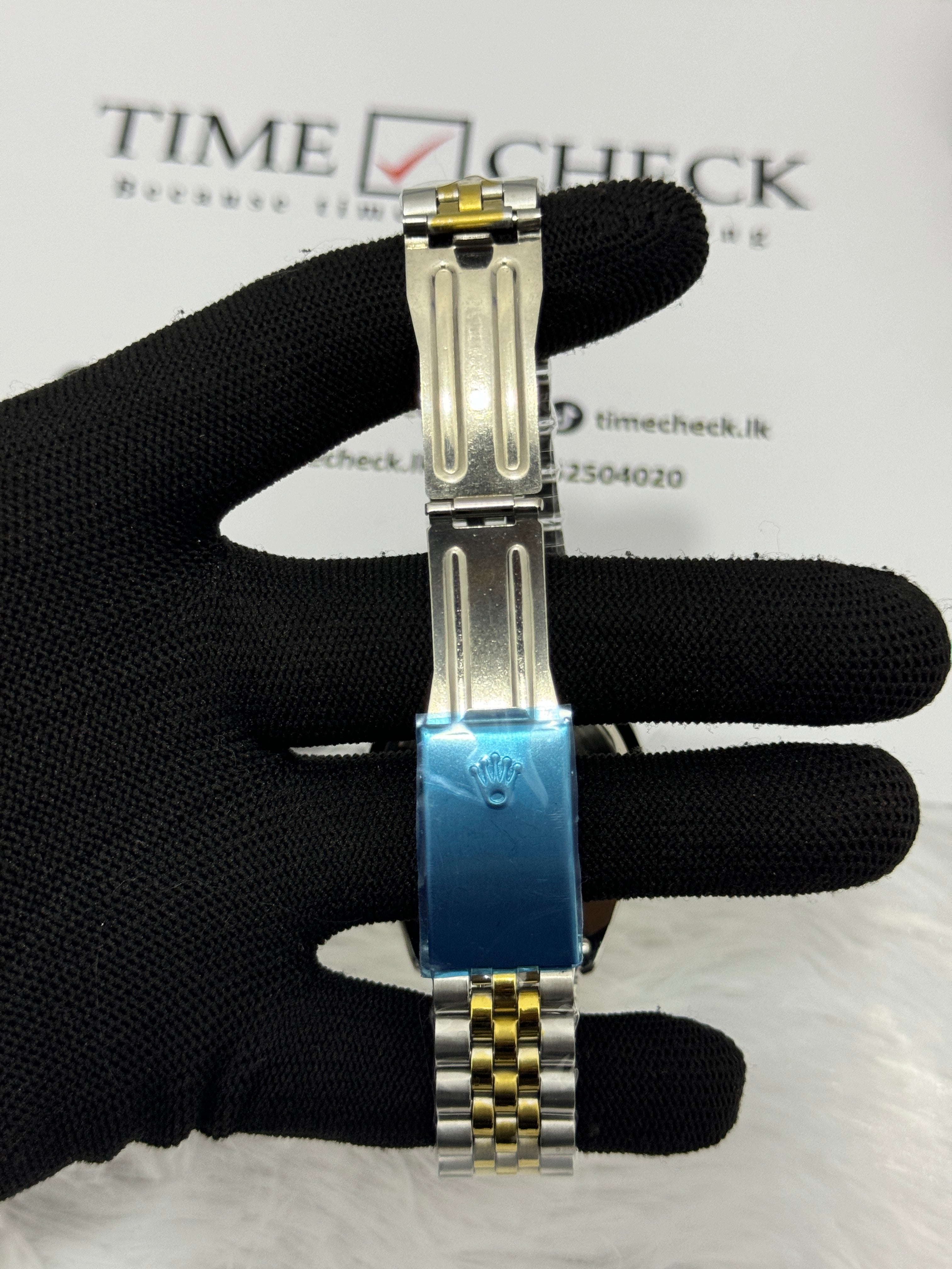 RLX Datejust Two Tone Men's Watch -Black