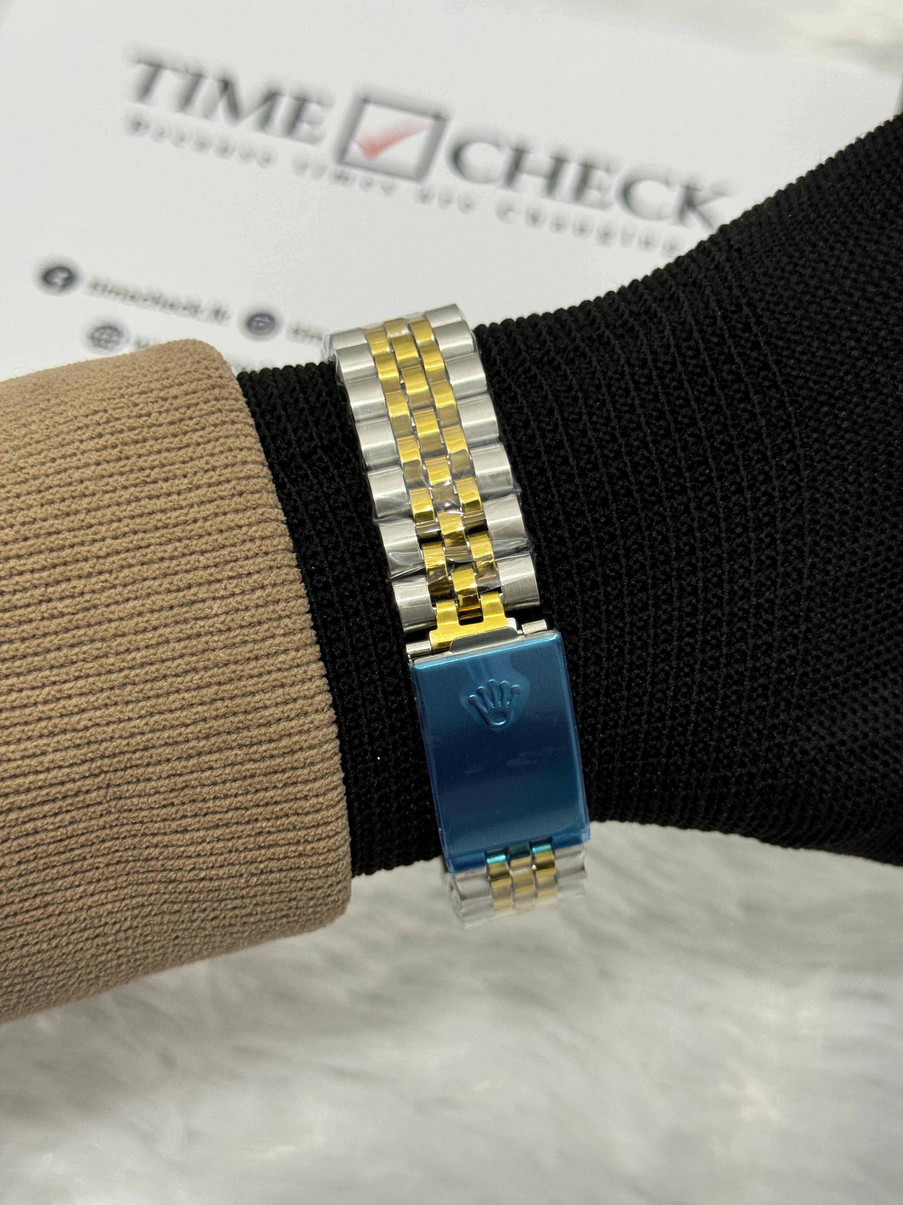 RLX Datejust Two Tone Men's Watch -Green