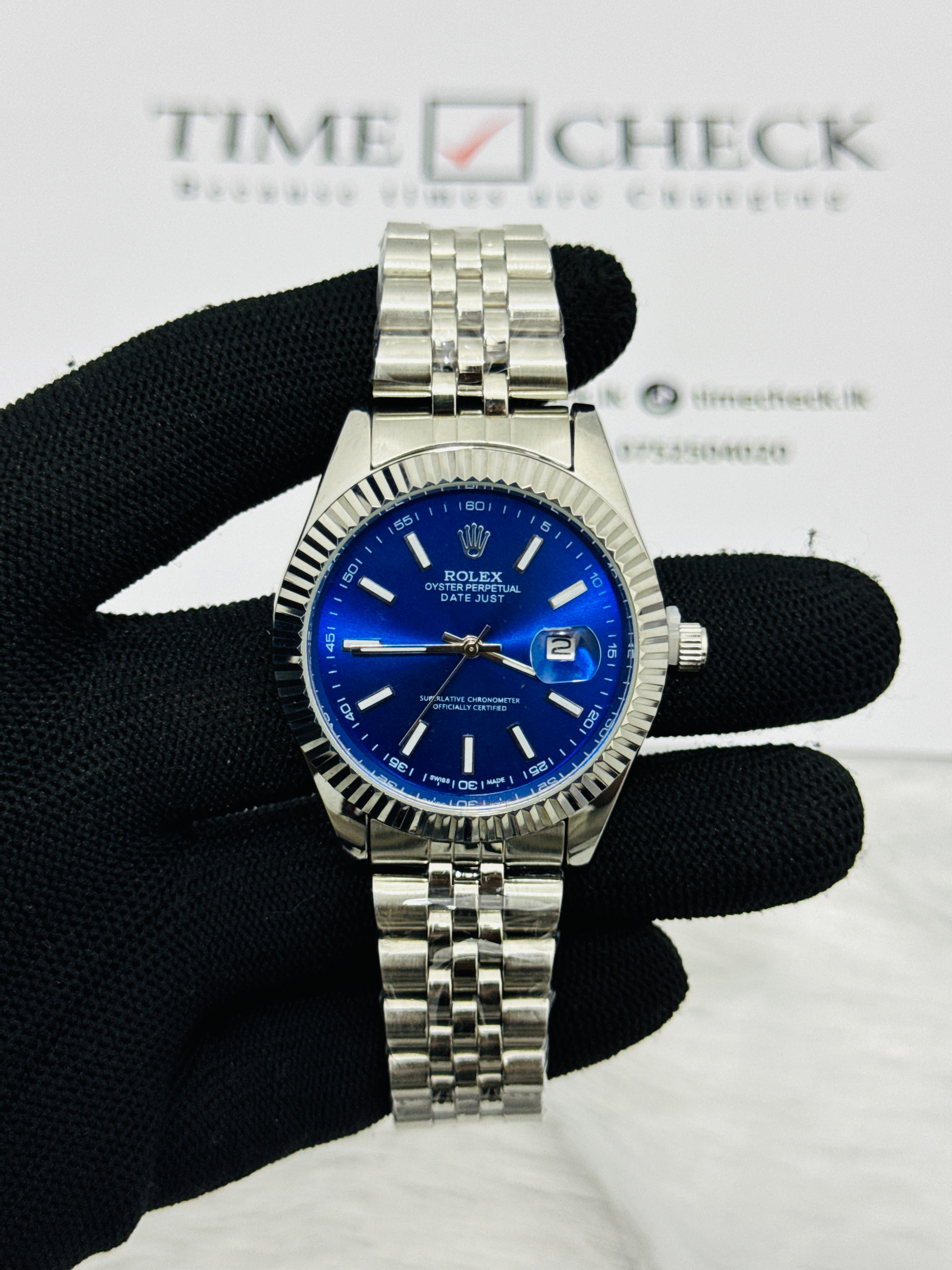 RLX Datejust Men's Watch - Blue