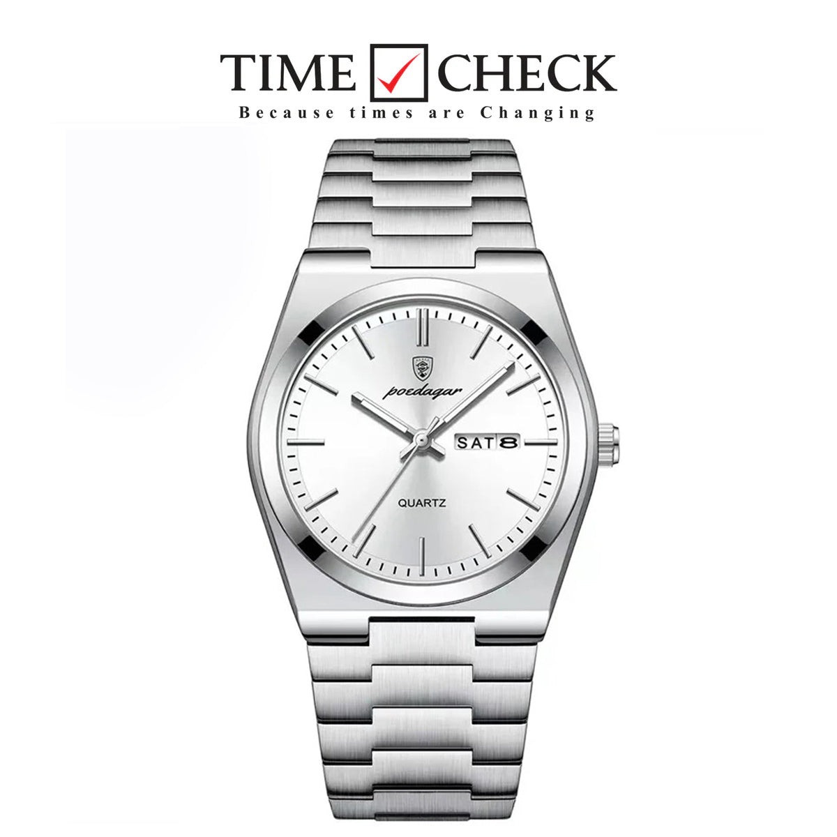 POEDAGAR 930 Luxury Watch - Silver